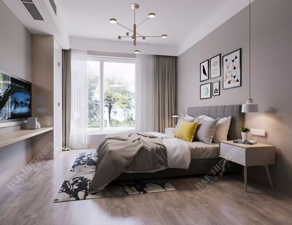 百视装饰《外滩府》134㎡北欧风住宅设计 | 舒适、实用、温馨-25