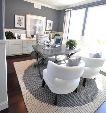 个人收集一些白色简约办公室案例-1