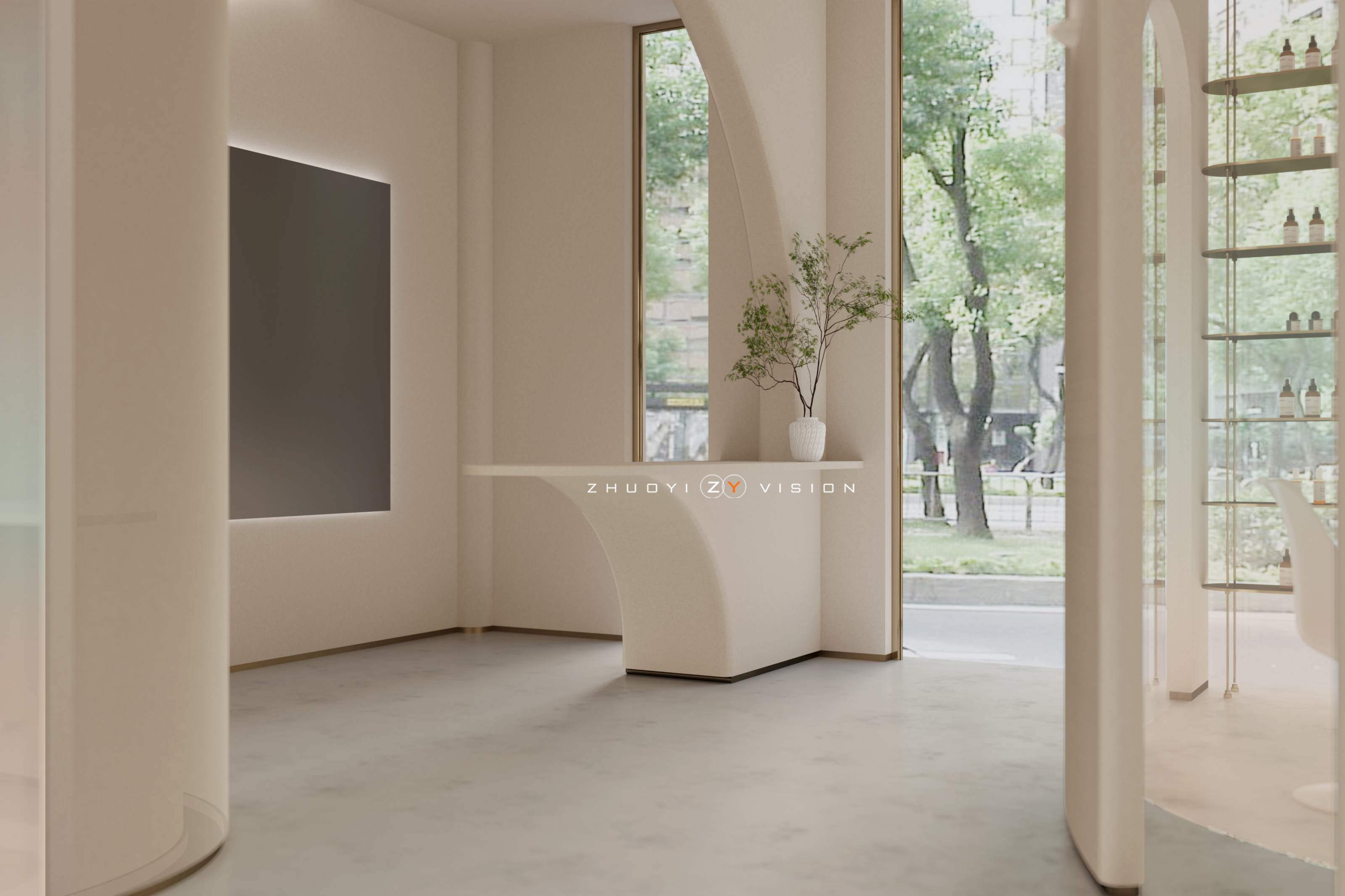 美容院设计表现-3