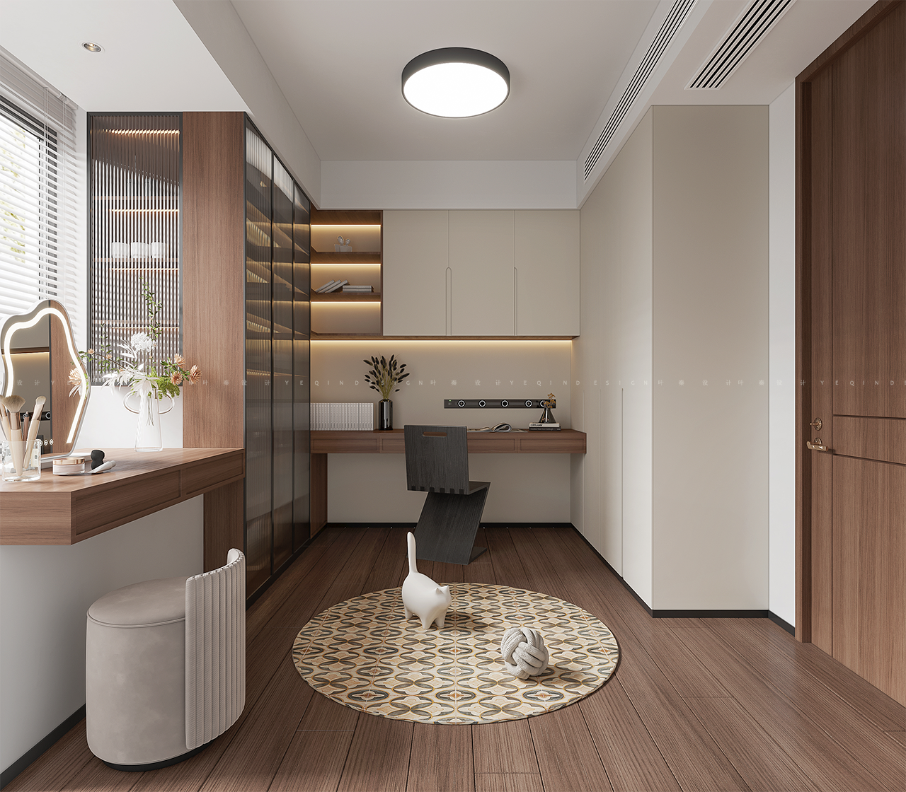 氛围感轻复古大平层丨中隆建业-19