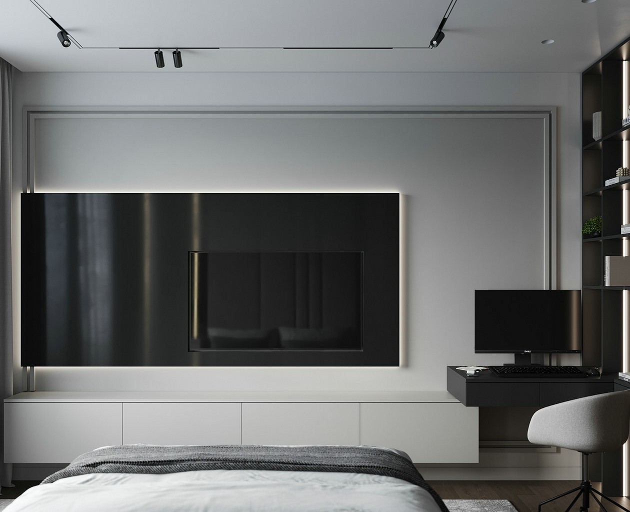 高级灰色系公寓设计 既独特又有魅力-7