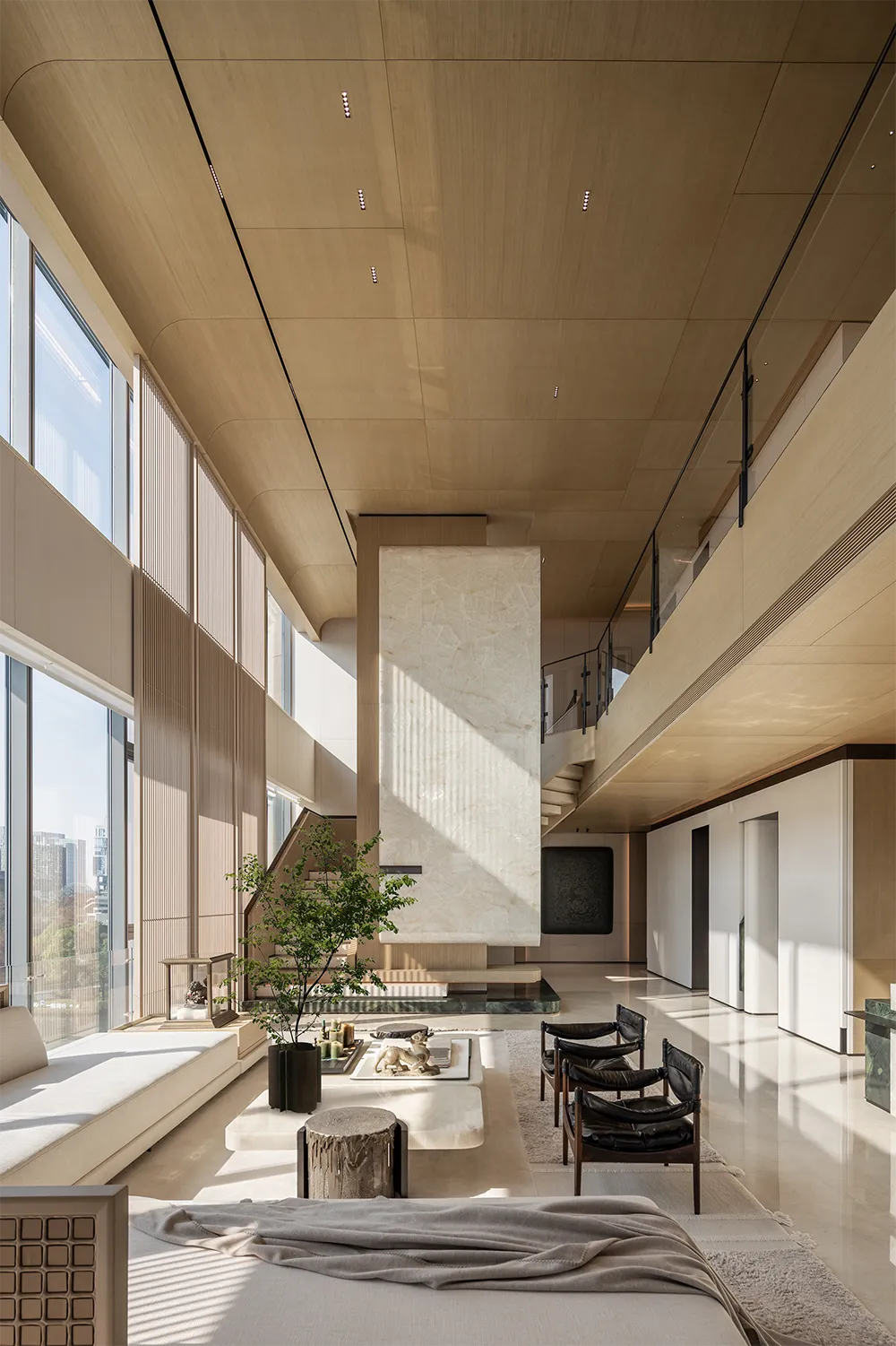 万宁·万华万岭麓湾上叠别墅样板间丨中国万宁丨深圳市盘石室内设计有限公司,万华室内设计中心-40