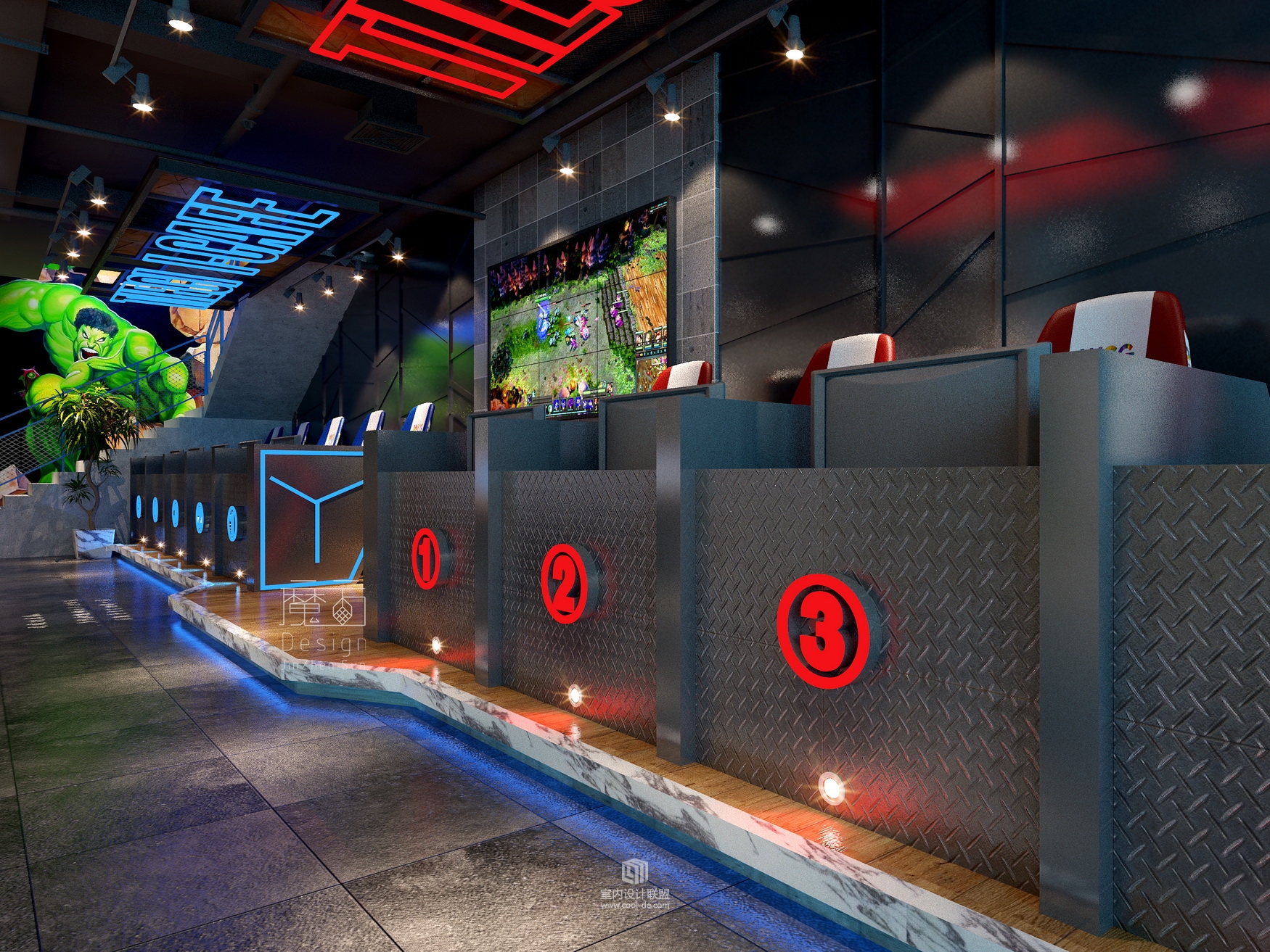 河北TIECI网咖空间设计-16