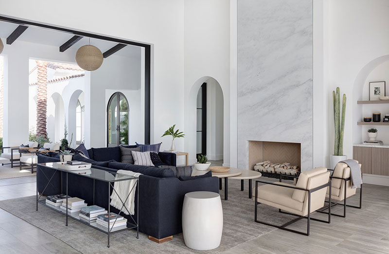 加州天堂泳池别墅，和谐内外空间-12