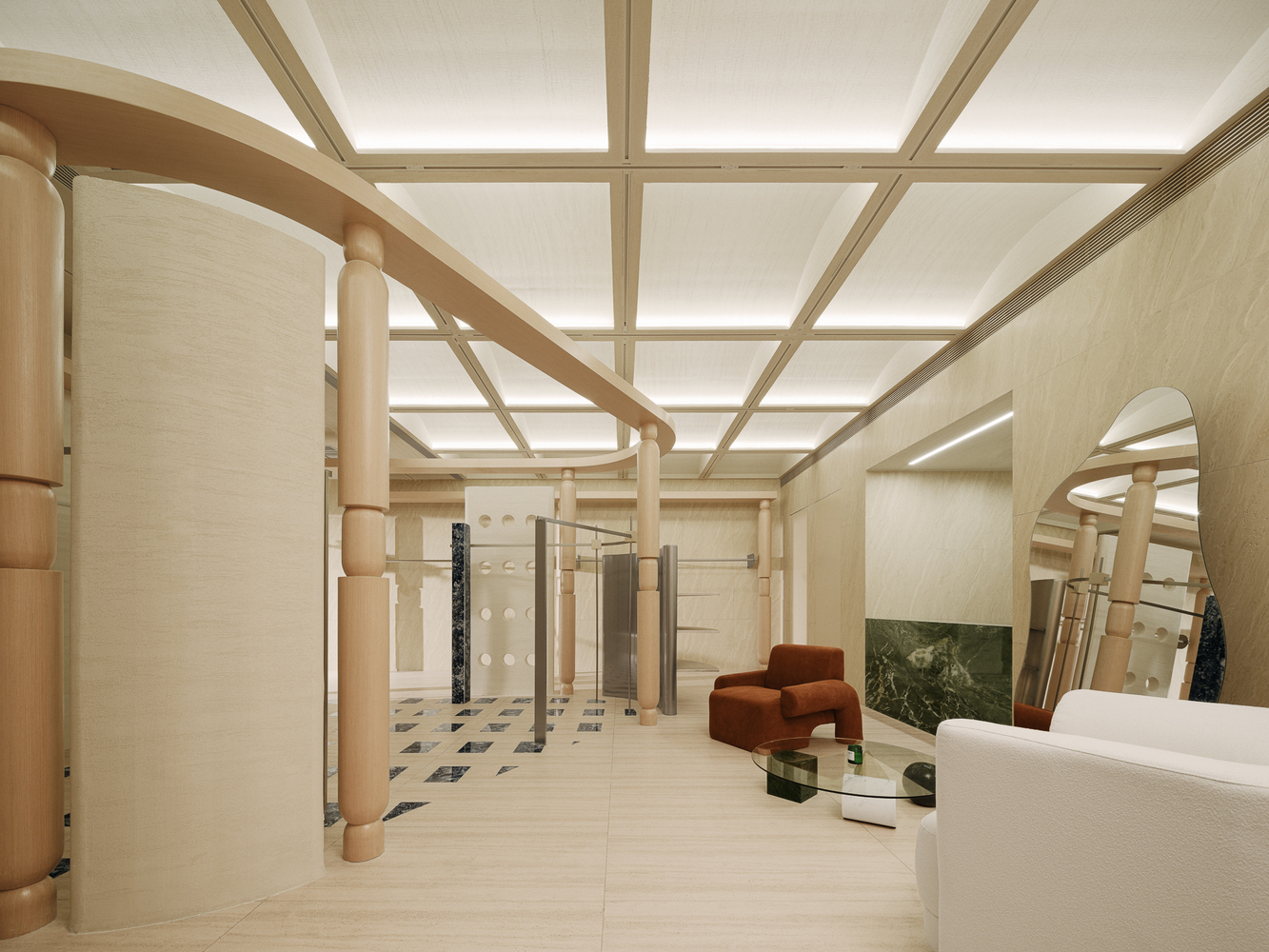 融合希腊古建筑元素的时尚店设计丨中国重庆丨LAS DESIGN-7