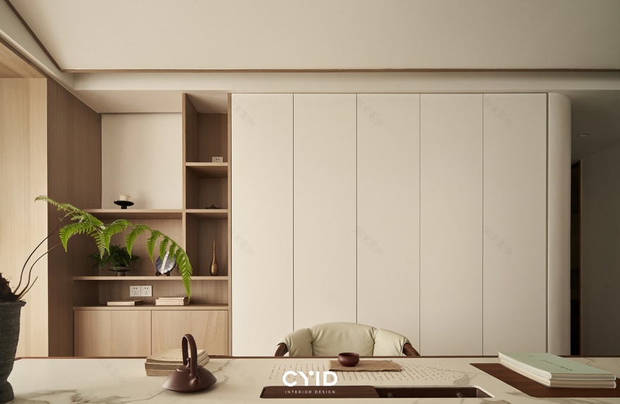 木色悦己,静若安澜,满载书香气丨中国杭州丨辰佑设计-12