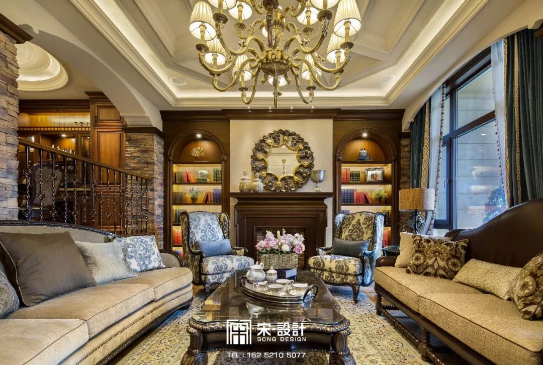 卡梅尔湖畔的复古美式别墅设计-6