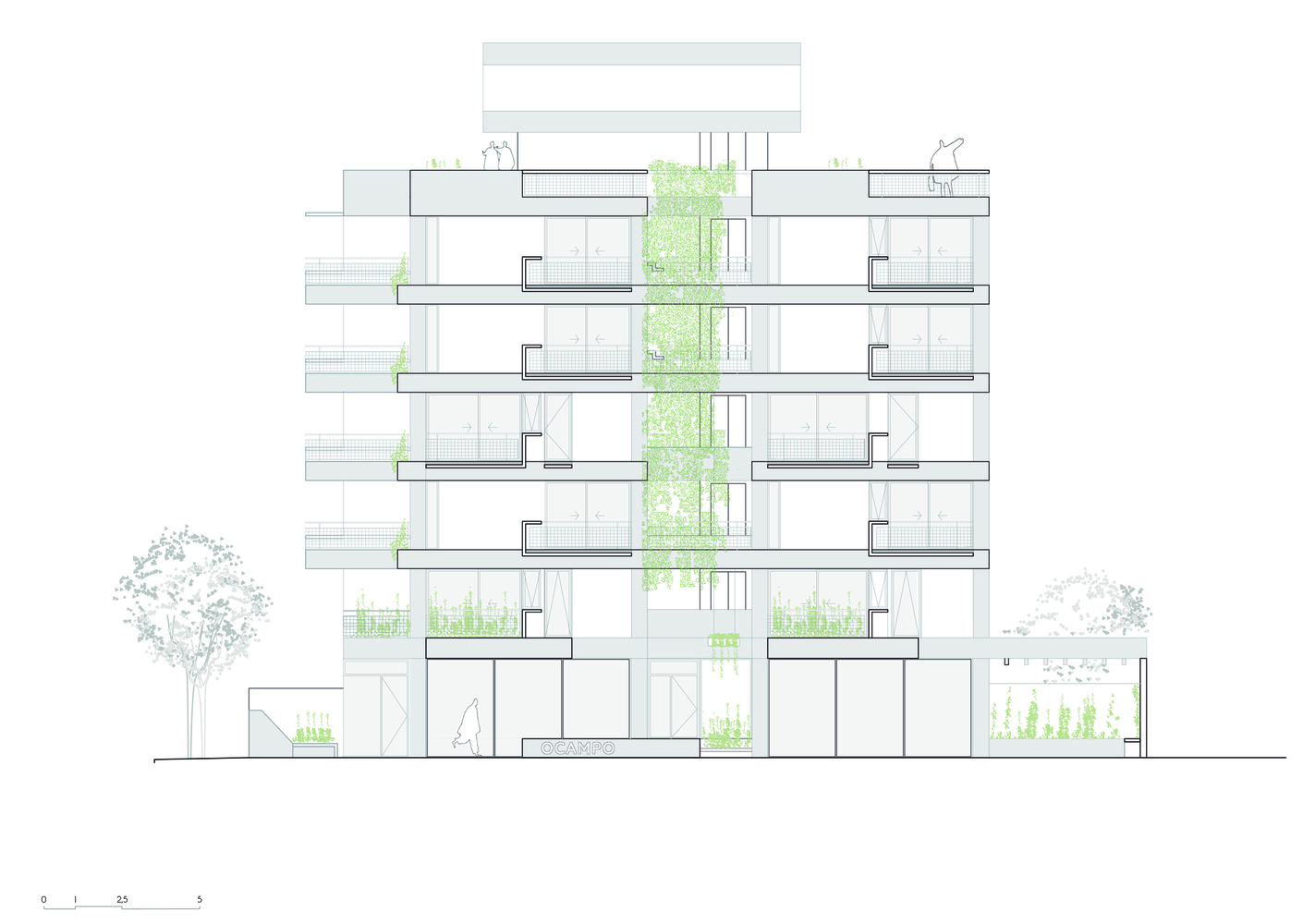 阿根廷 Ocampo 建筑 · 旋转式公寓设计丨阿根廷布宜诺斯艾利斯丨Estudio Morton 51st-56