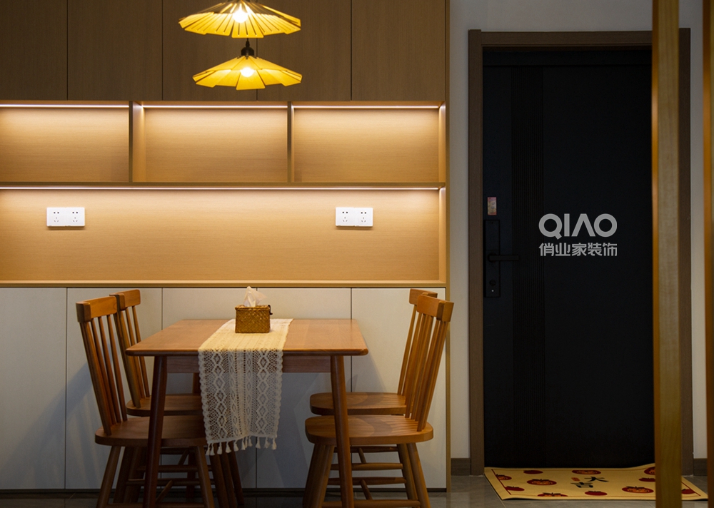 宏声公寓现代原木风装修案例丨中国重庆丨重庆俏业家装饰-31