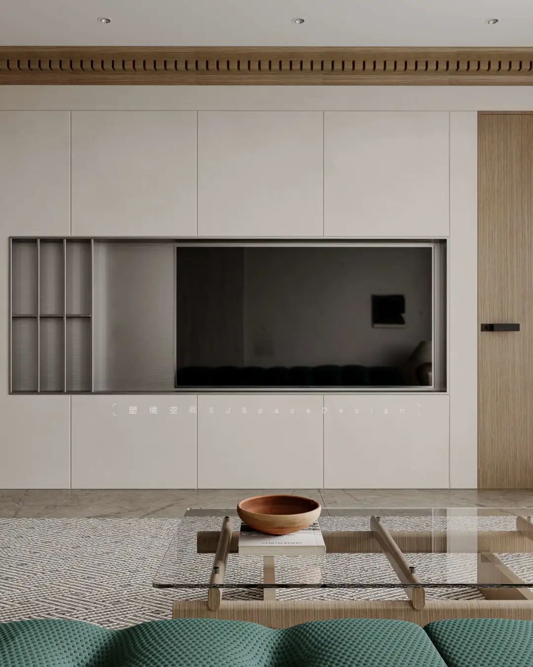 宝格丽大理石与原木的简约诗意空间丨塑境空间设计工程有限公司-18