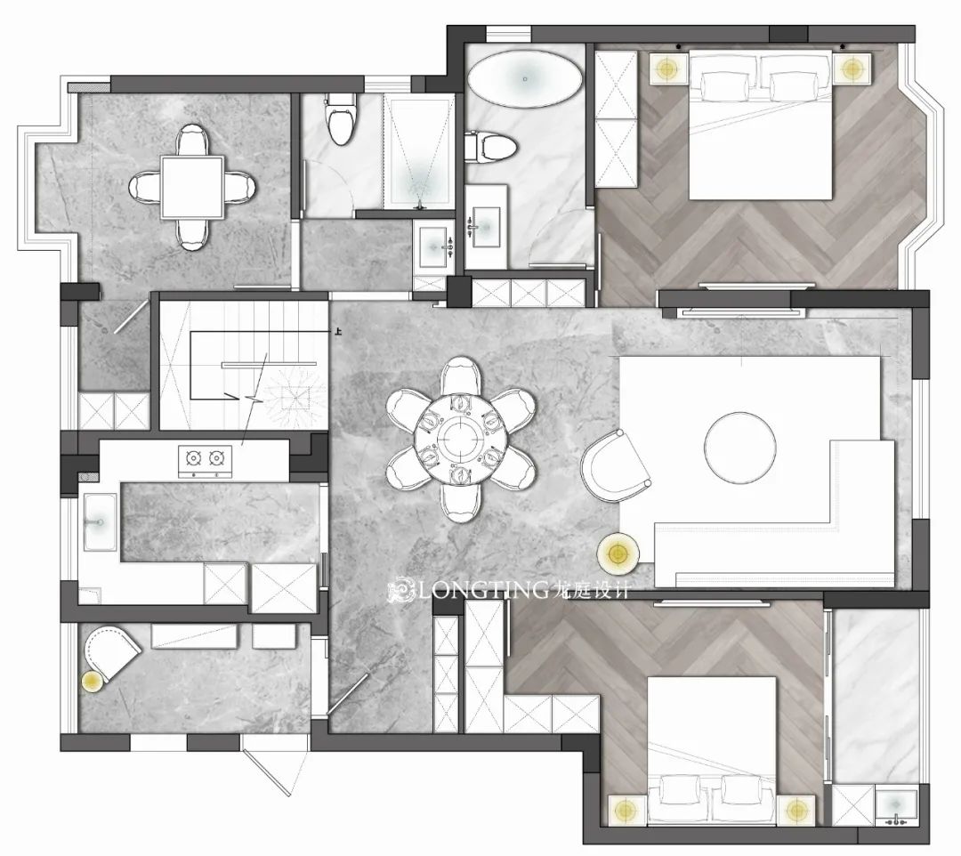 爱家花园丨龙庭设计-14