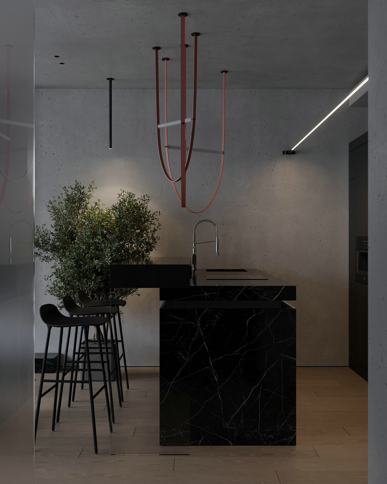 俄罗斯小空间公寓设计 成熟之选，沉稳中带有一丝精致-6