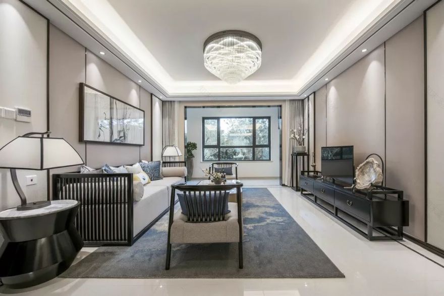 大地色与中式蓝的完美融合,打造优雅简约的人居空间-90