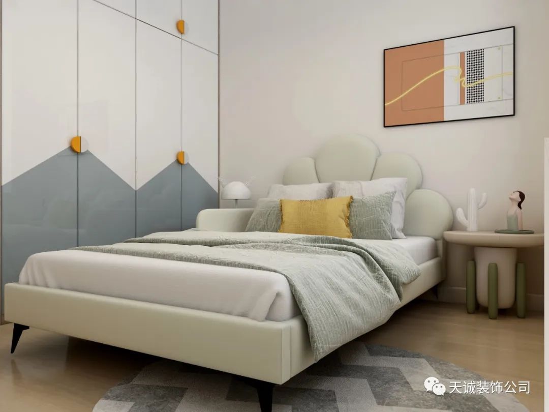 原木之魅 · 98㎡现代简约原木风格家居设计丨中国烟台丨烟台天诚装饰-40