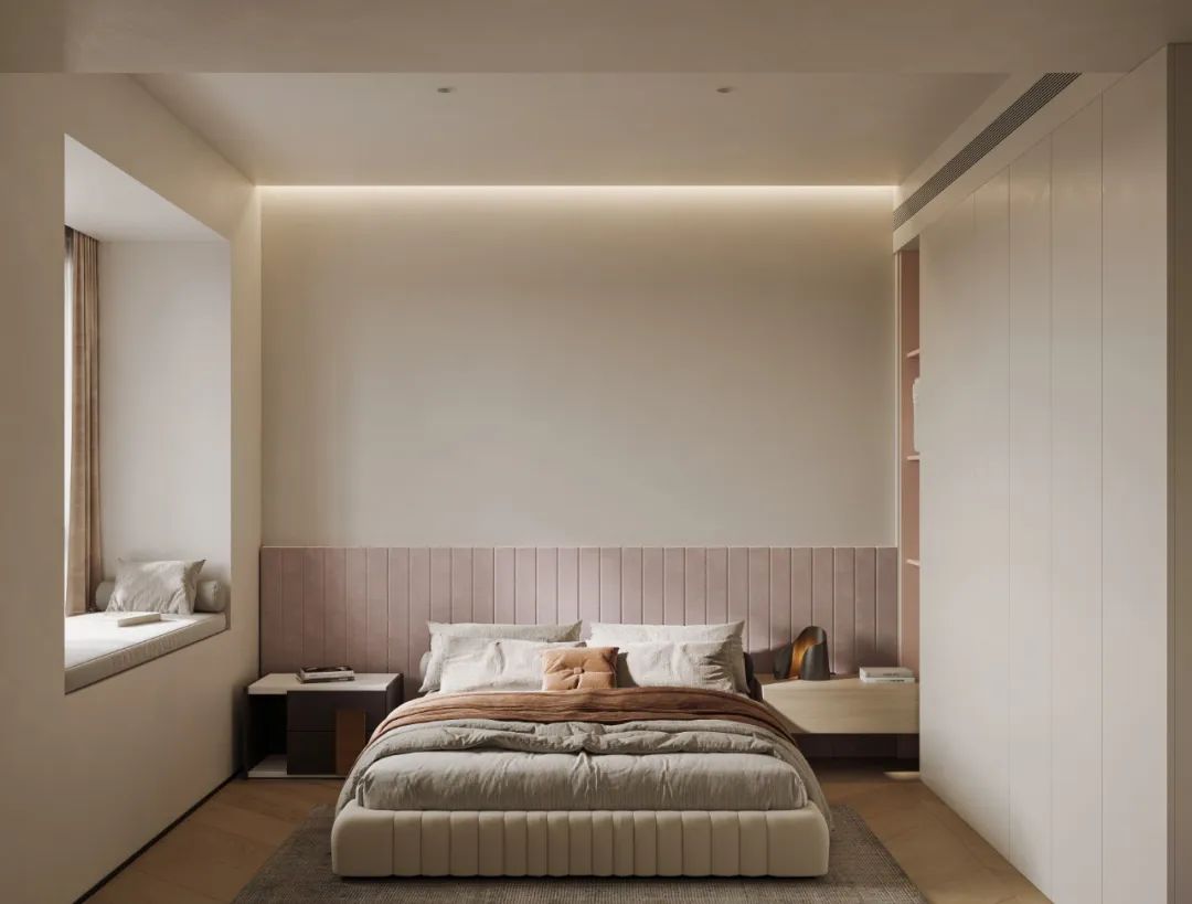 万象华府现代奶油白空间设计丨端石设计事务所-23