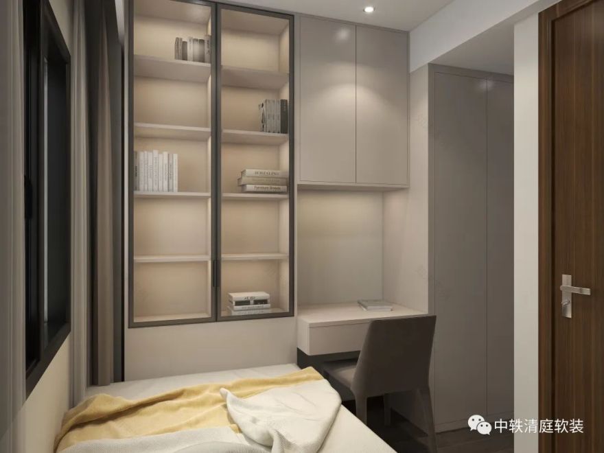 未来天空中心 · 现代极简的绿色静谧空间丨中国杭州丨中轶清庭软装-38