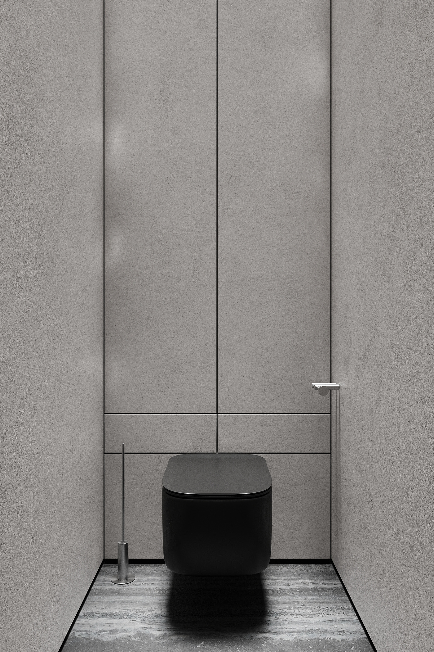 黑灰调子，极致简约空间！-26