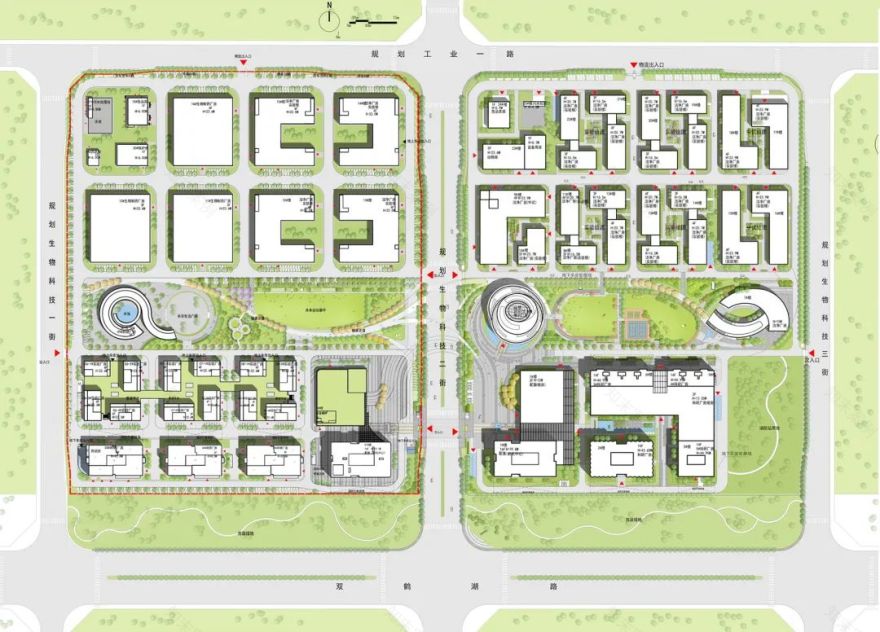 郑州临空生物医药园丨中国郑州丨维思平建筑设计-22