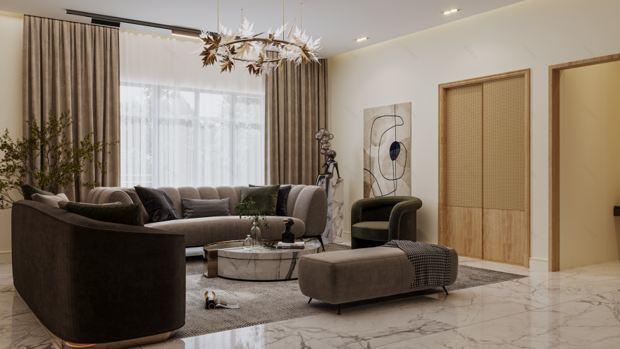 Hall KSA 别墅设计丨Palace consturcution-6