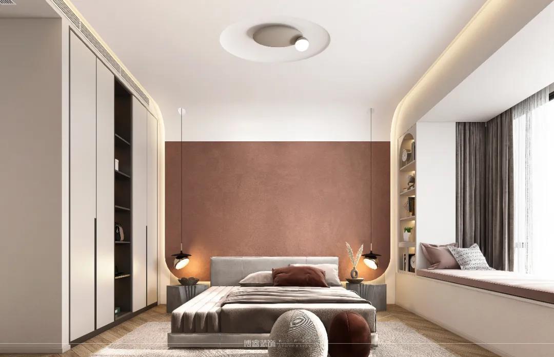 现代平层设计 · 静谧江景居所丨博睿设计-25