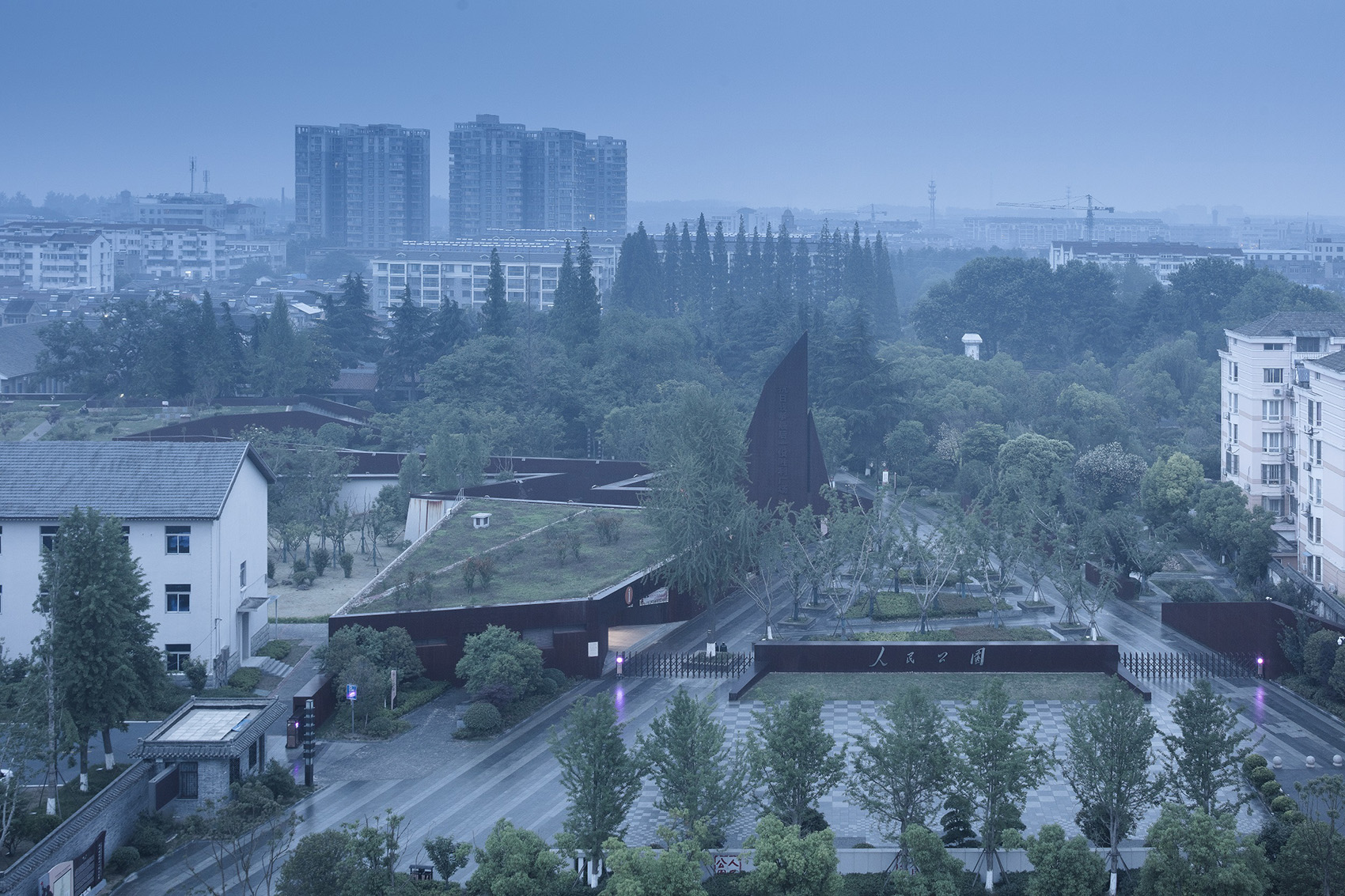 高邮抗日战争最后一役纪念馆及胜利广场丨同济大学建筑设计研究院-53