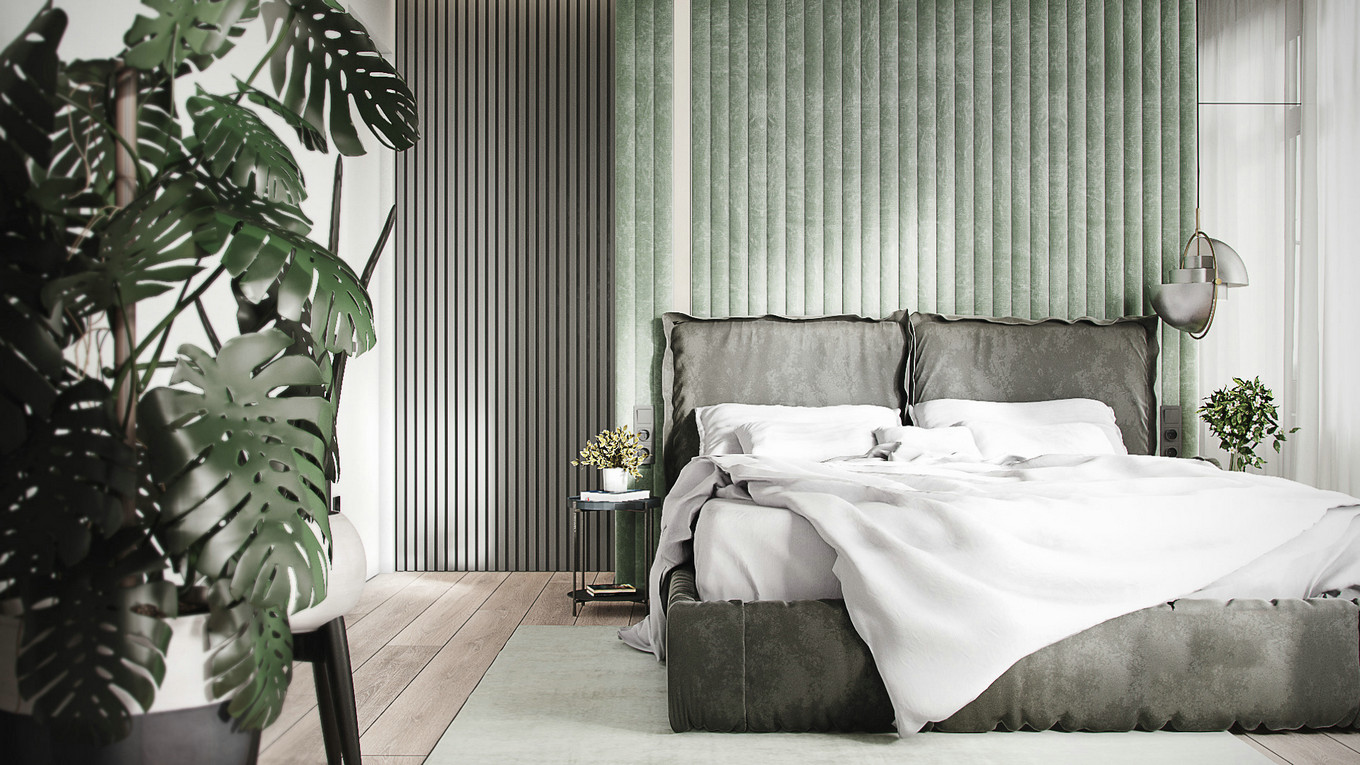 绿意盎然 | 揭秘灰绿色家居设计的魅力-17