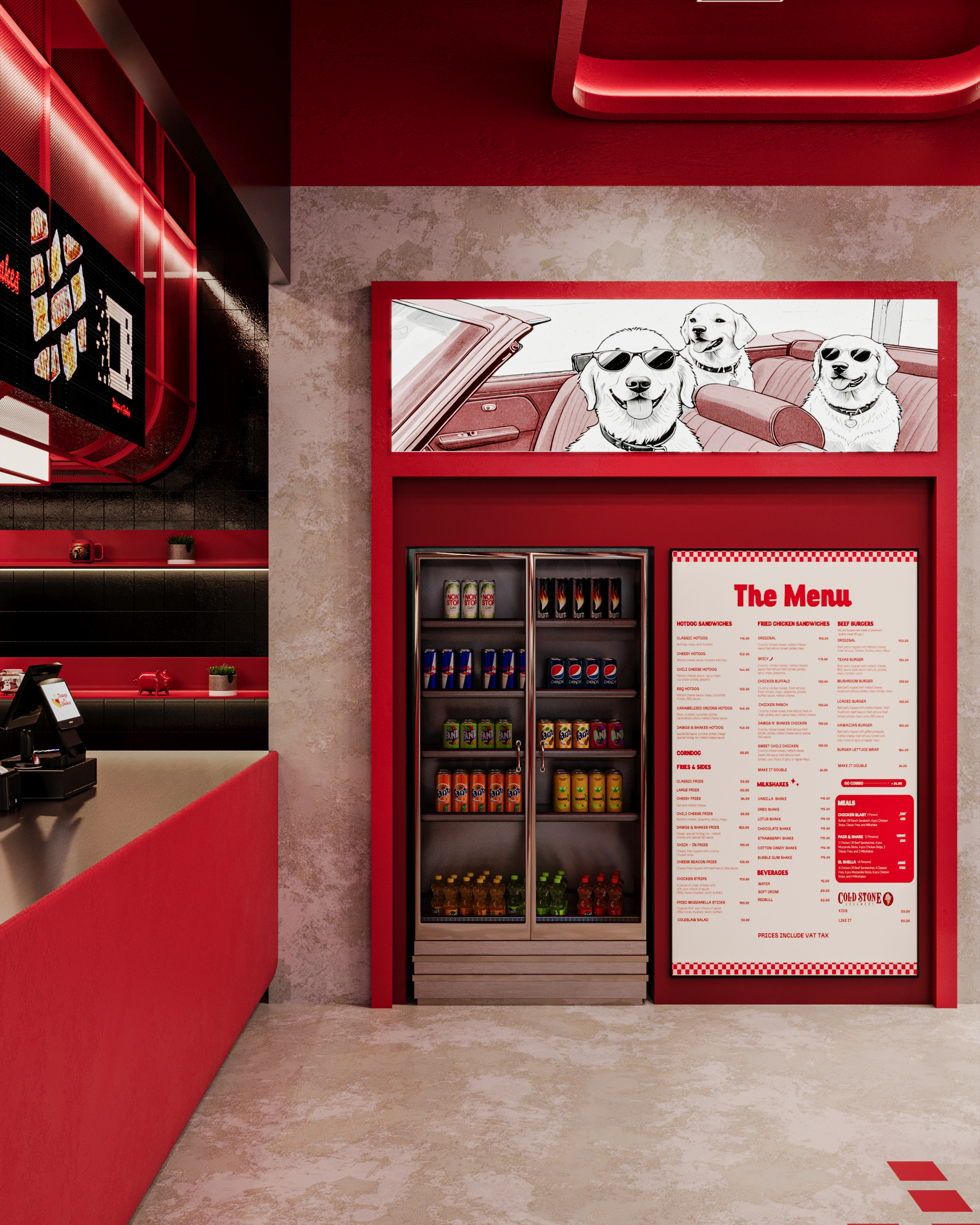 甜品店 Dawgs N Shakes-5