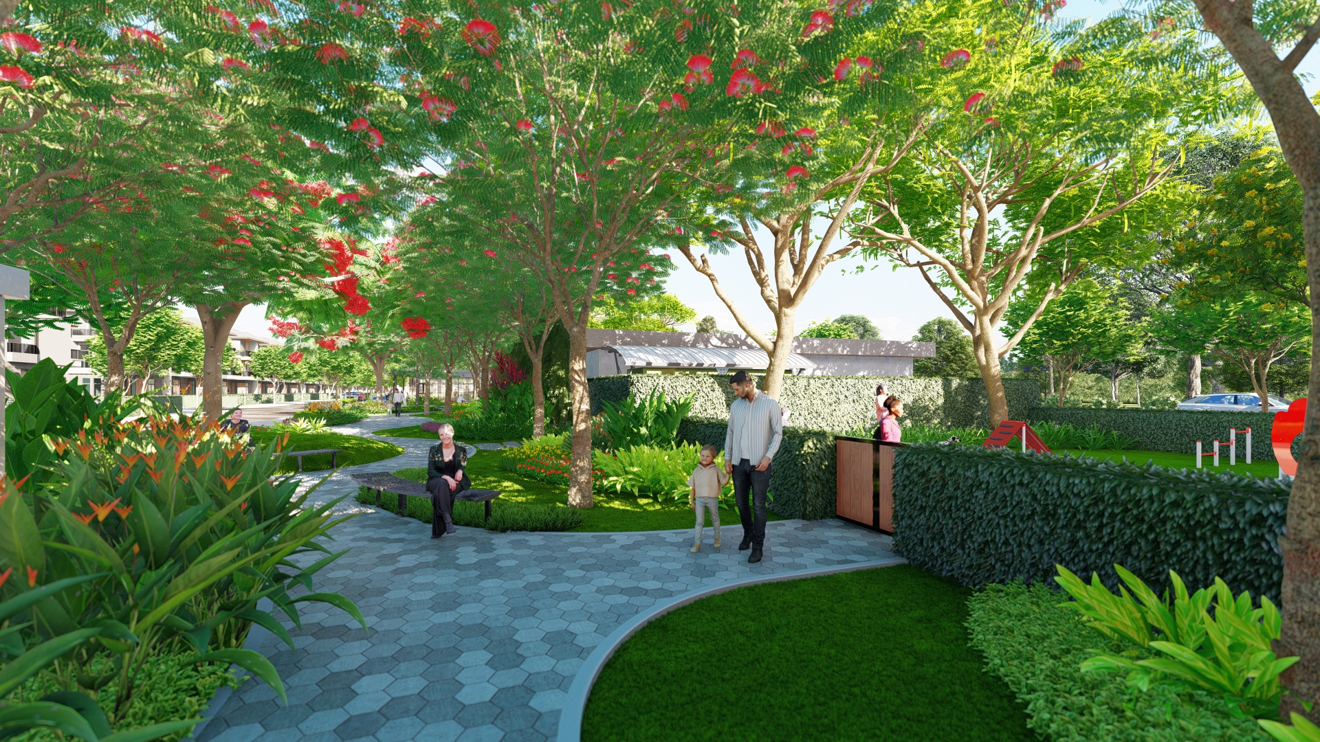 Khu tiện ích TDTT（体育设施区）丨Kts. Lê Hồng Thắm-15