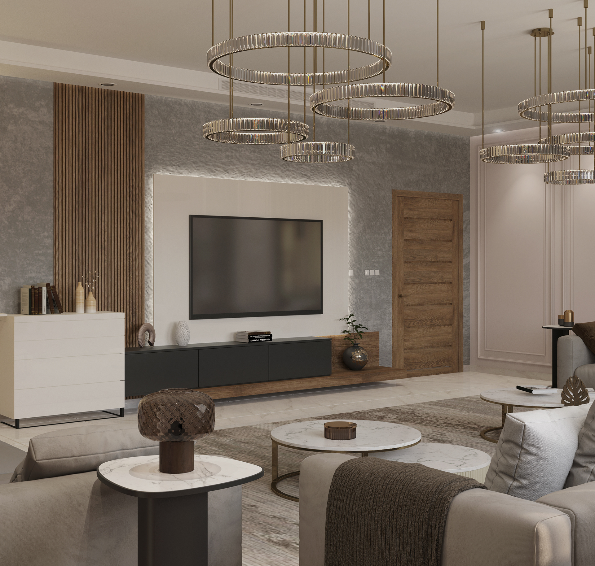 带有开放式厨房的议会厅-6