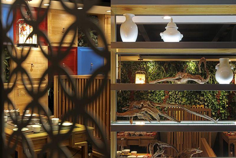 鼎汇丰重庆老火锅长白岛店——轻盈空间，自然舒适就餐氛围-13