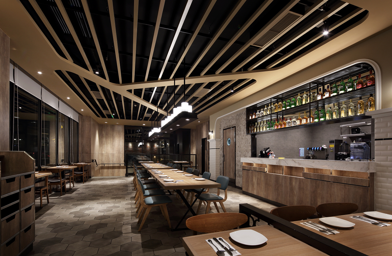 必胜客西式时尚休闲餐厅设计丨中国青岛丨艺鼎设计-12