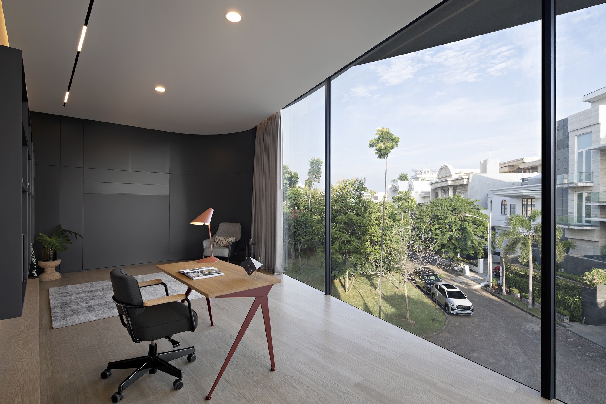 V 形高脚屋丨印度丨KThengono Design Studio-23