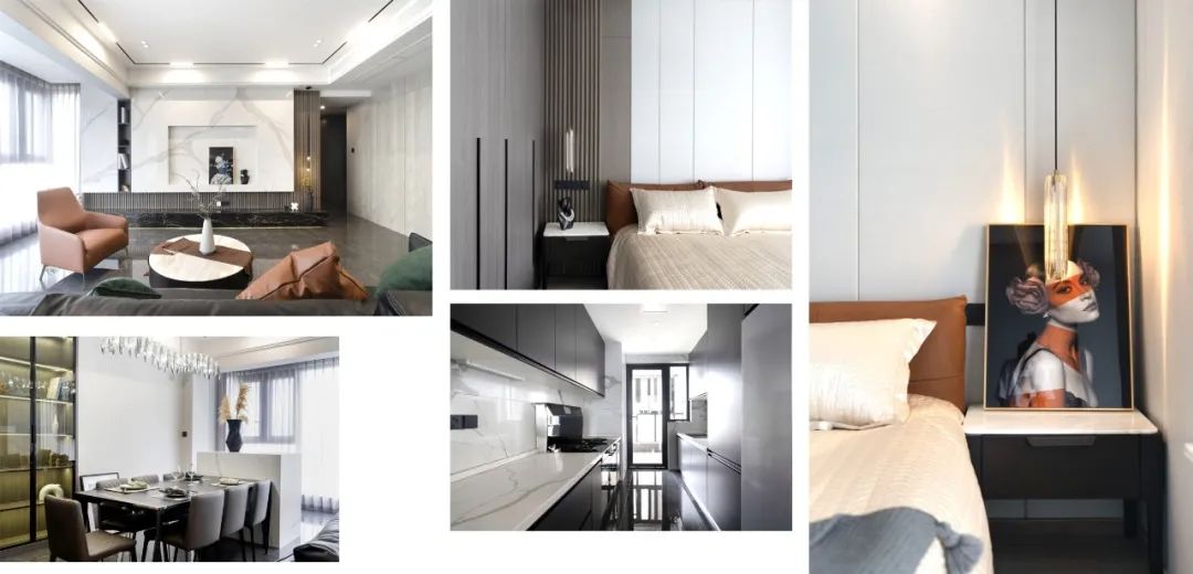 融创·玖棠府 190㎡现代轻奢风格家居设计丨中国成都丨朗润装饰轻奢设计五部-3