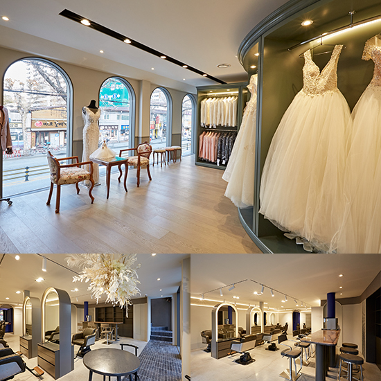 照明点睛的 58 平米现代婚庆店室内设计-1