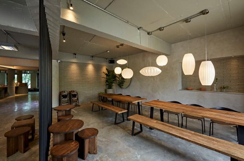 首尔甜品店，现代风 100 平住宅烘焙坊设计-15