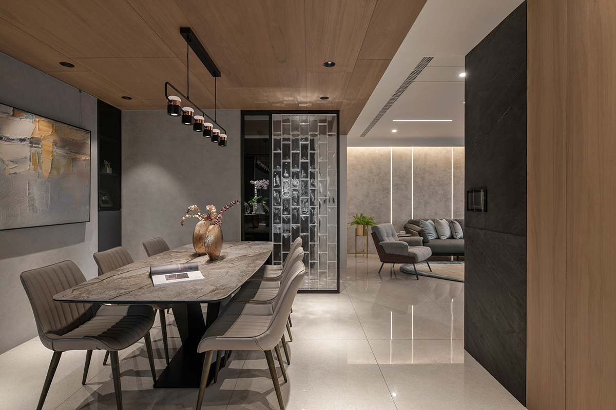 家装设计案例鉴赏——现代简约风度假感三居室-13