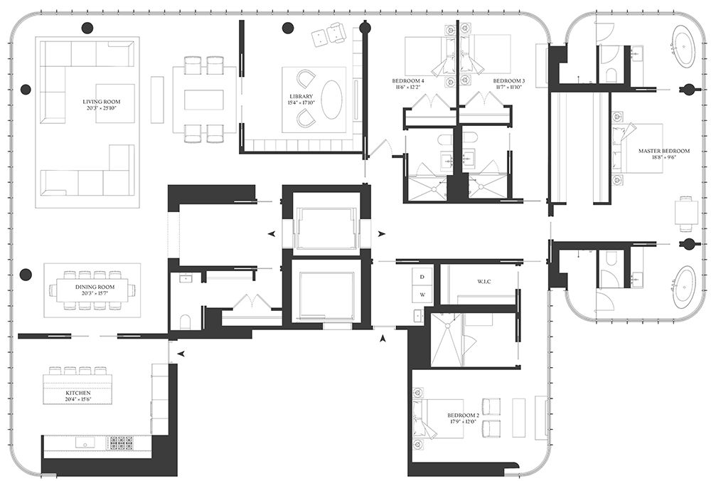 伦佐·皮亚诺打造纽约豪华公寓，简约材料展现豪宅艺术美-89