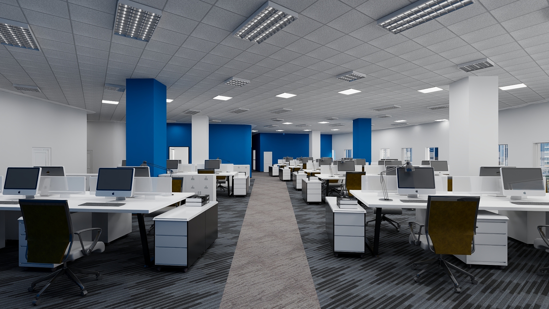 这几天做的几组商业空间效果图-10