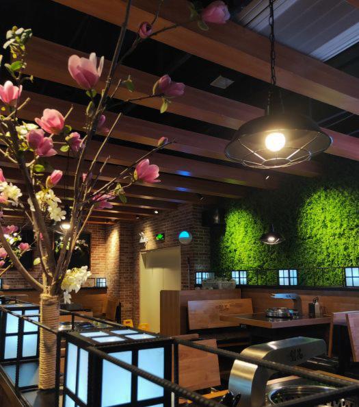 梨花炭火烤肉自助餐厅(乐宾店) | 现代风格的自助烤肉空间-16