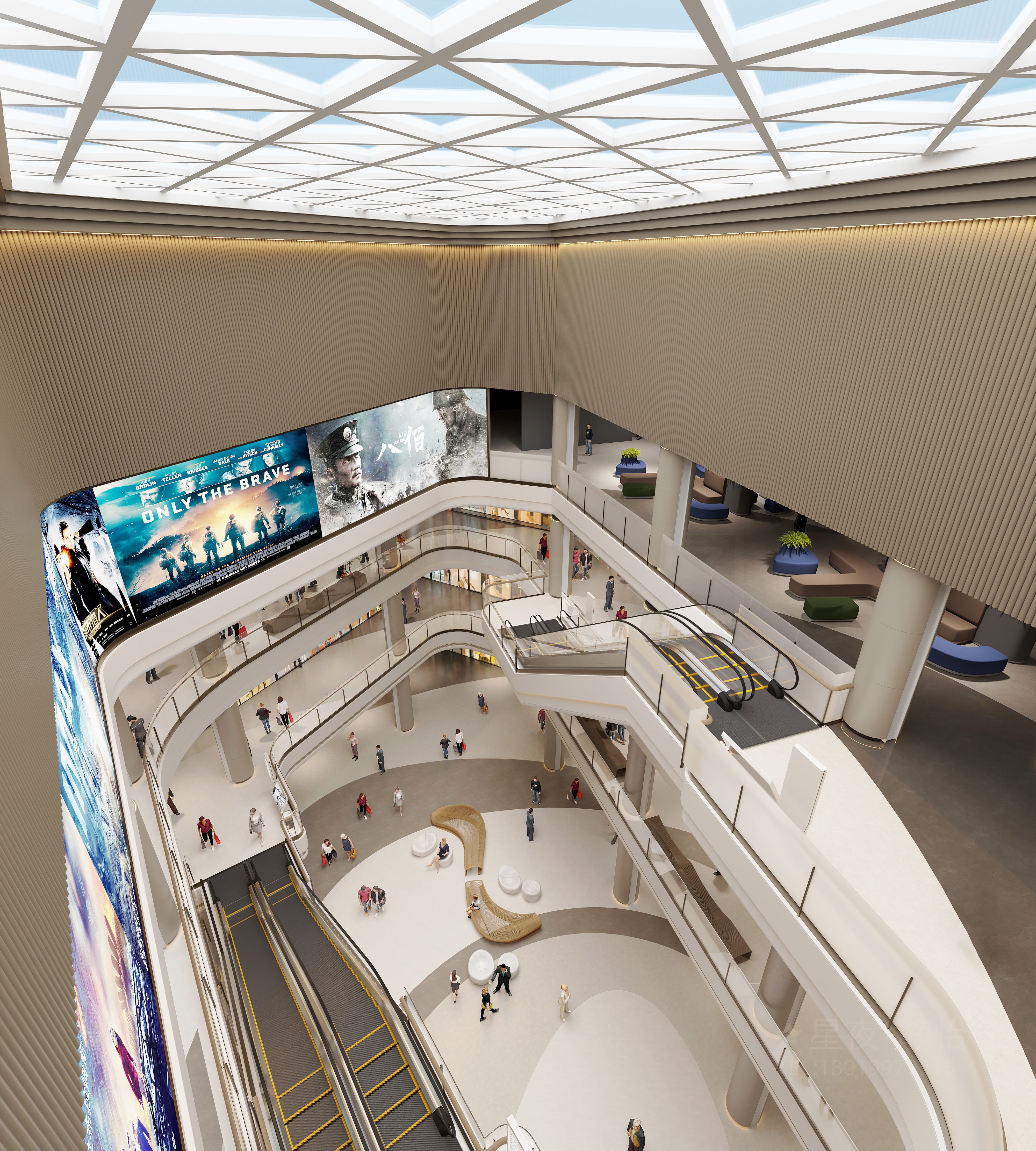 商场购物广场效果案例-5