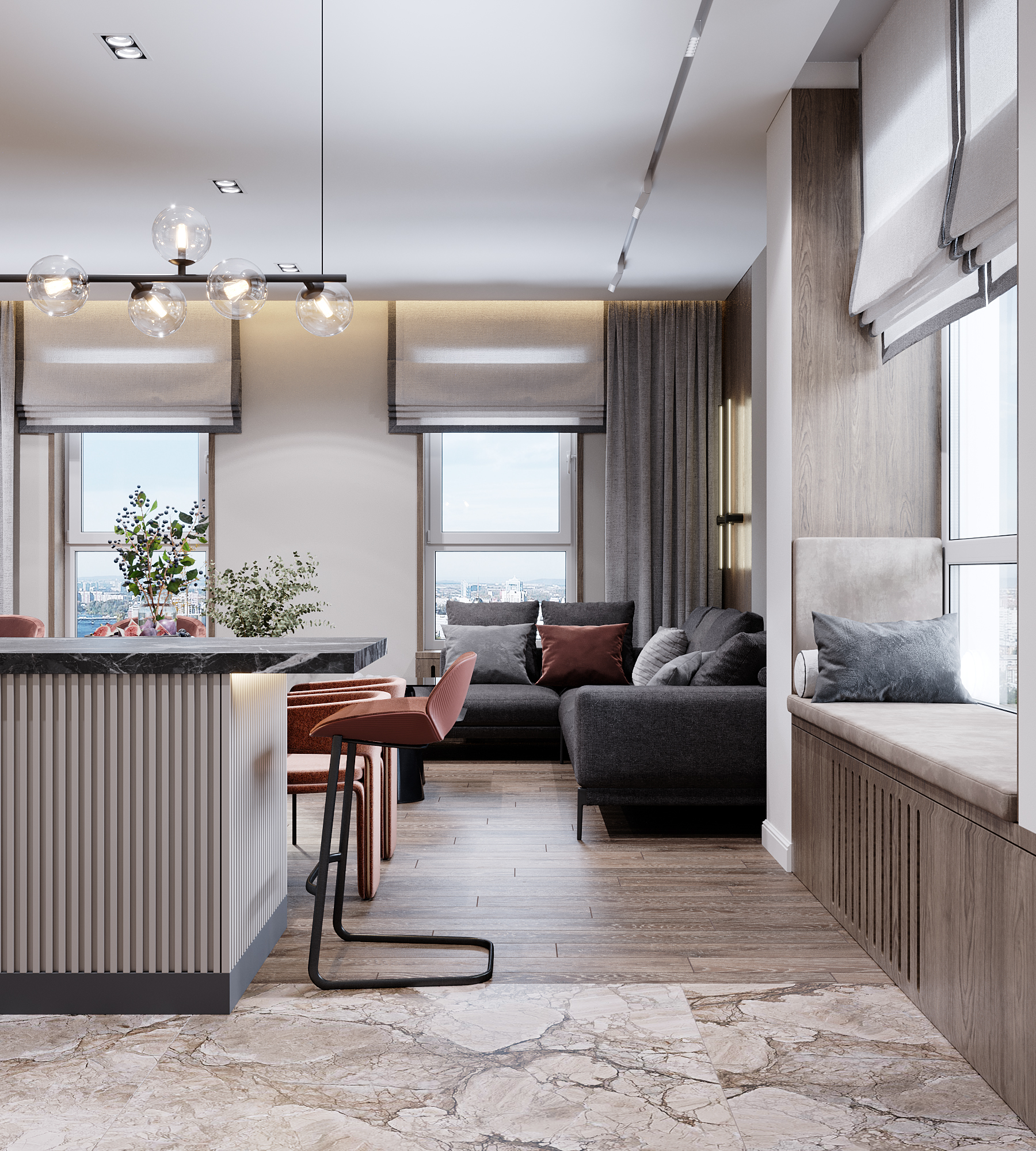 室内 3D 可视化设计丨Goroh 建筑与设计局-56