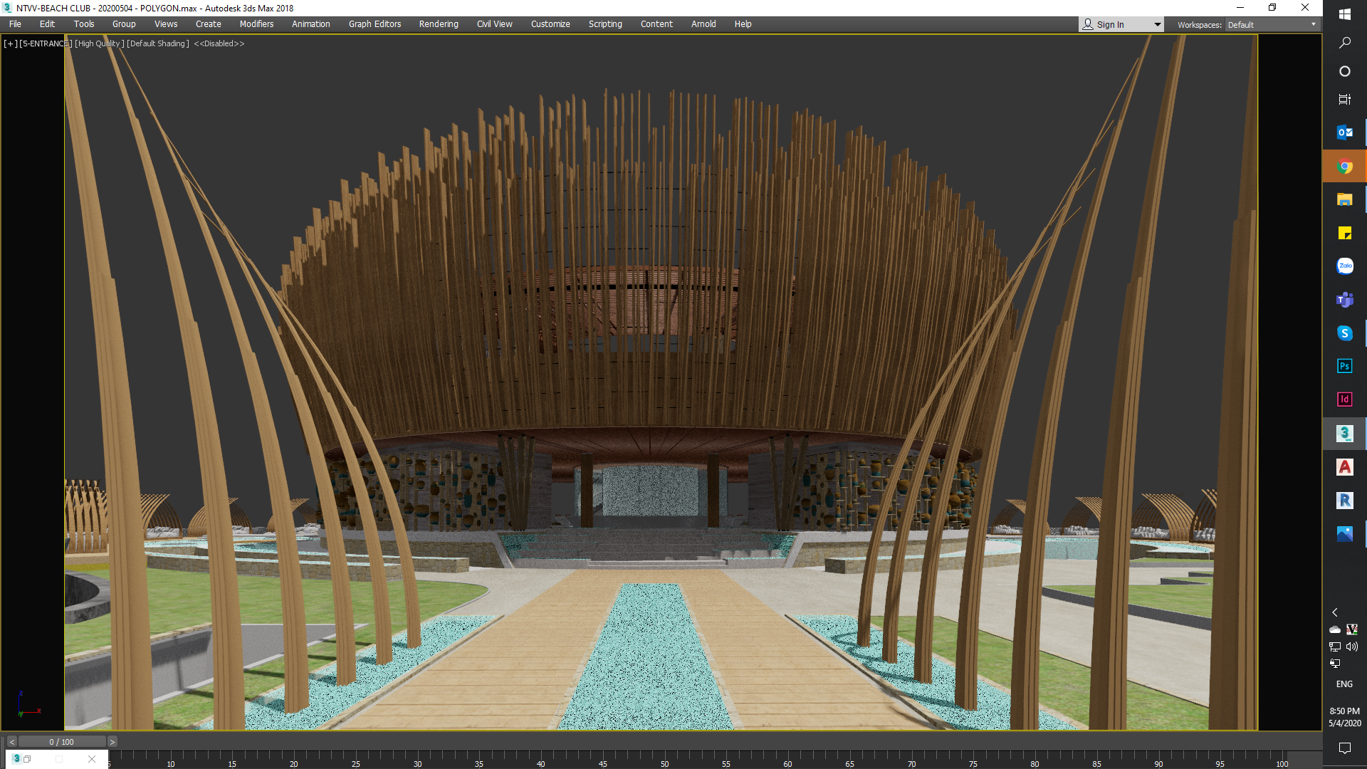 Beach club Vega City in Vietnam with NDA-21