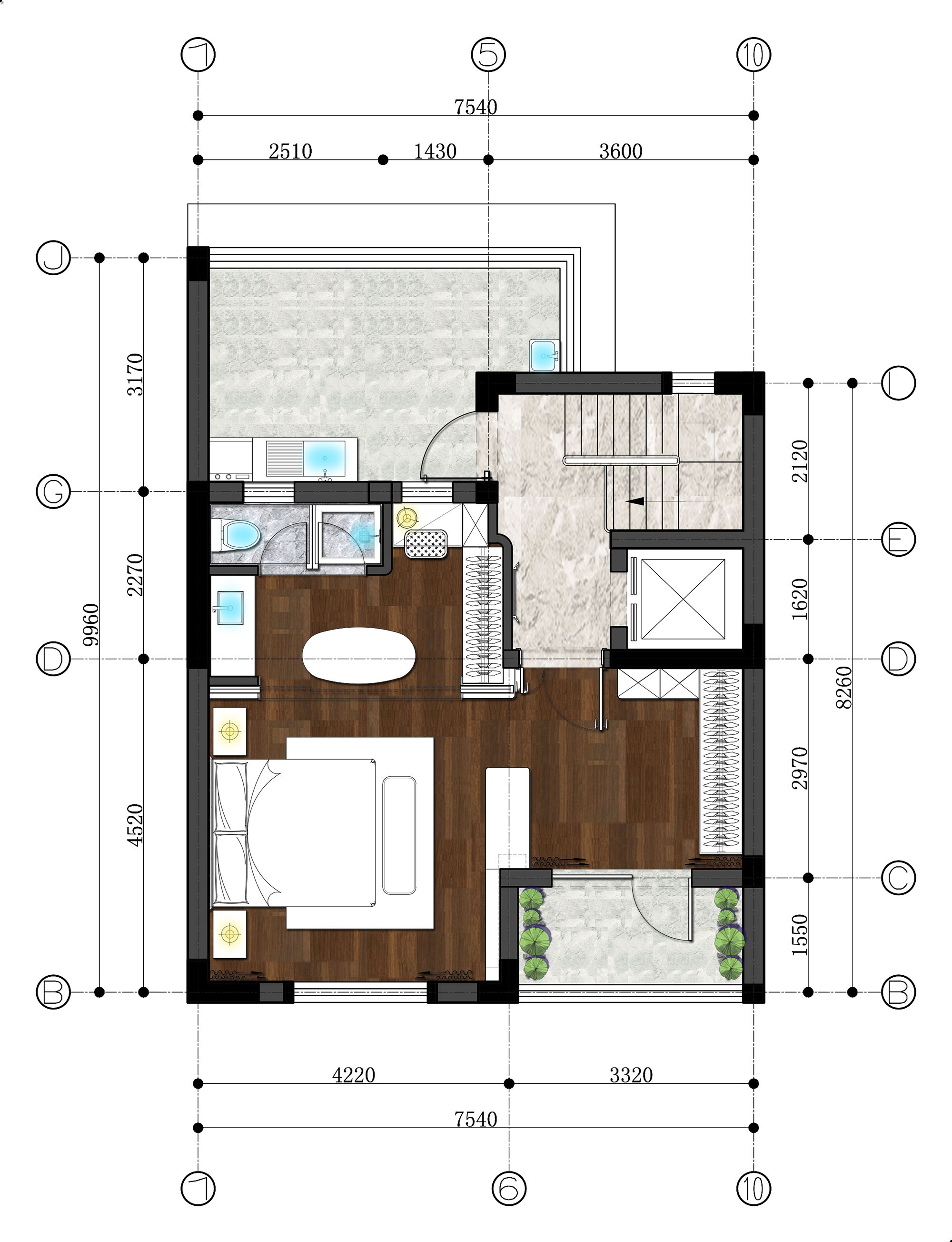 摩登时尚别墅设计丨中国丨拓美空间设计-49