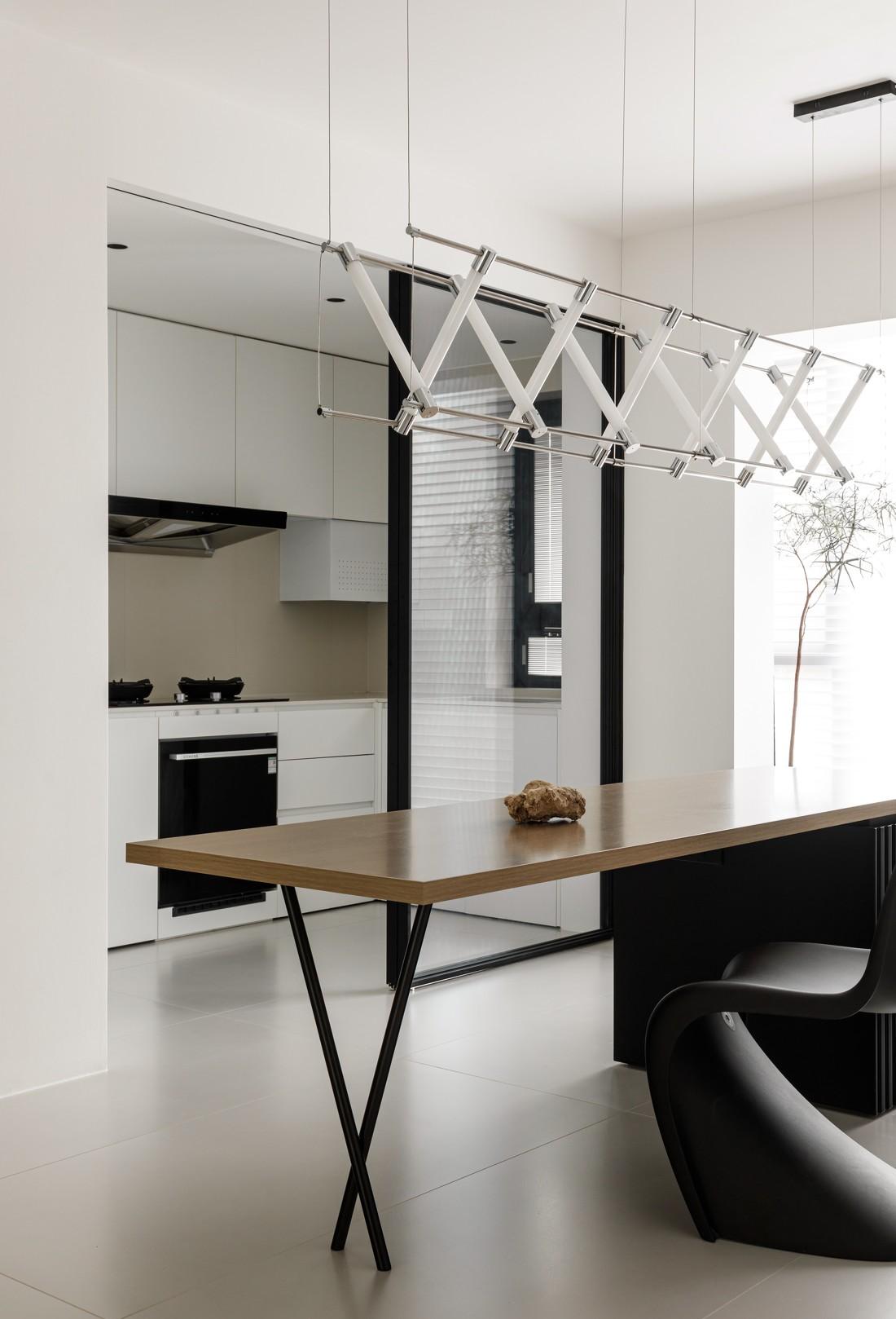 极简黑白 90㎡家居设计-21