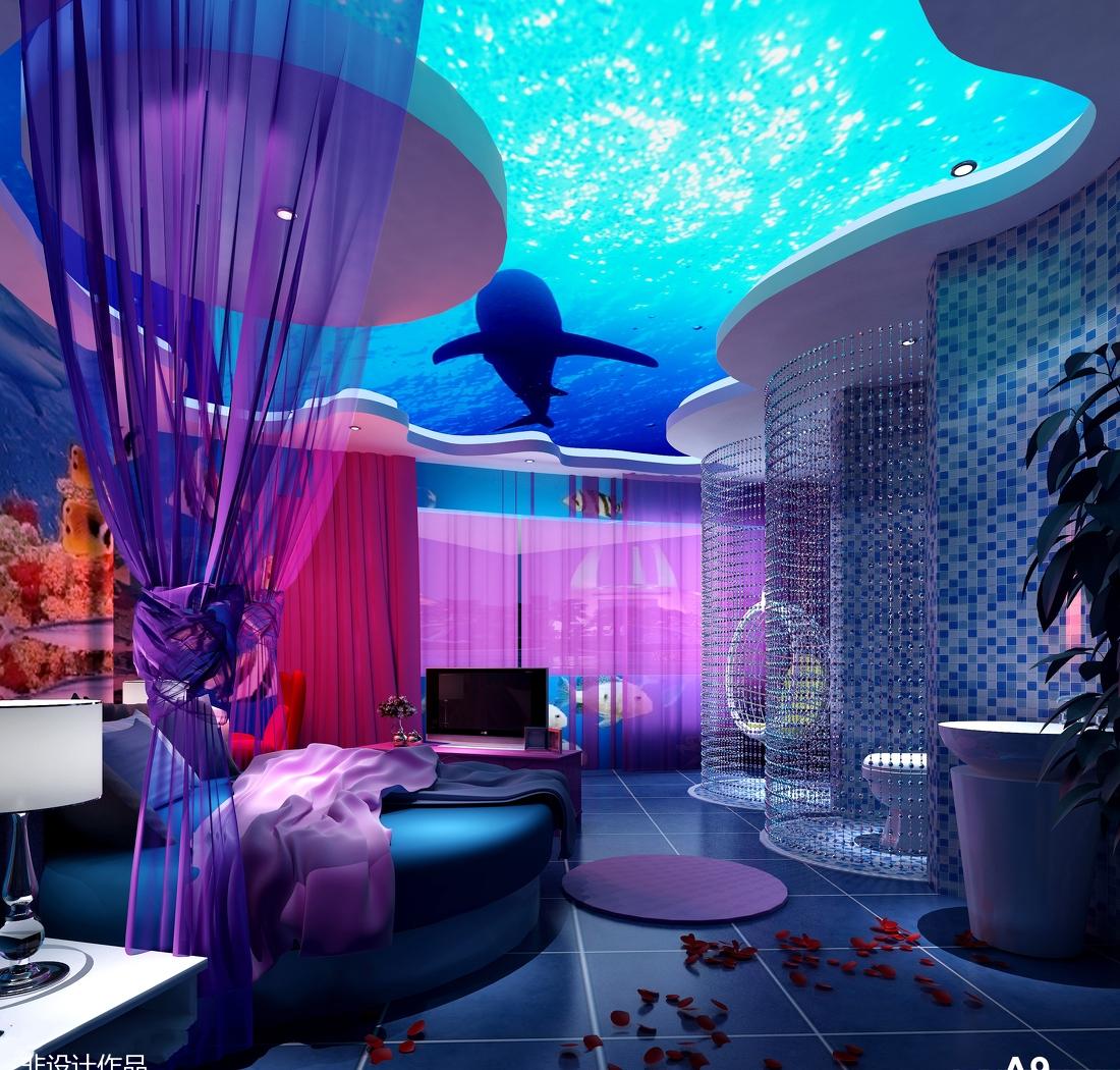 湖北十堰浪漫定制主题酒店设计-12