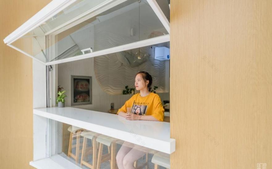 深蓝坊咖啡馆的浪花空间-21