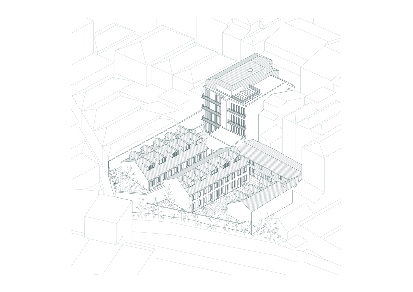 葡萄牙 Bairro do Silva 住宅丨葡萄牙波尔图丨Heim Balp Architekten-16