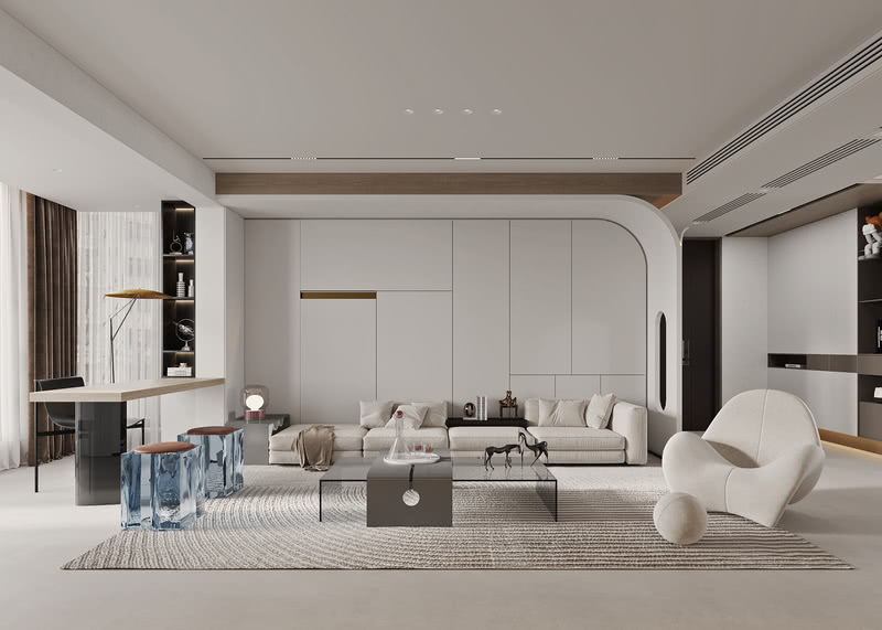 商丘碧桂园天麓 198 大平层现代风水设计丨中国商丘丨楚一（楚士威）-8