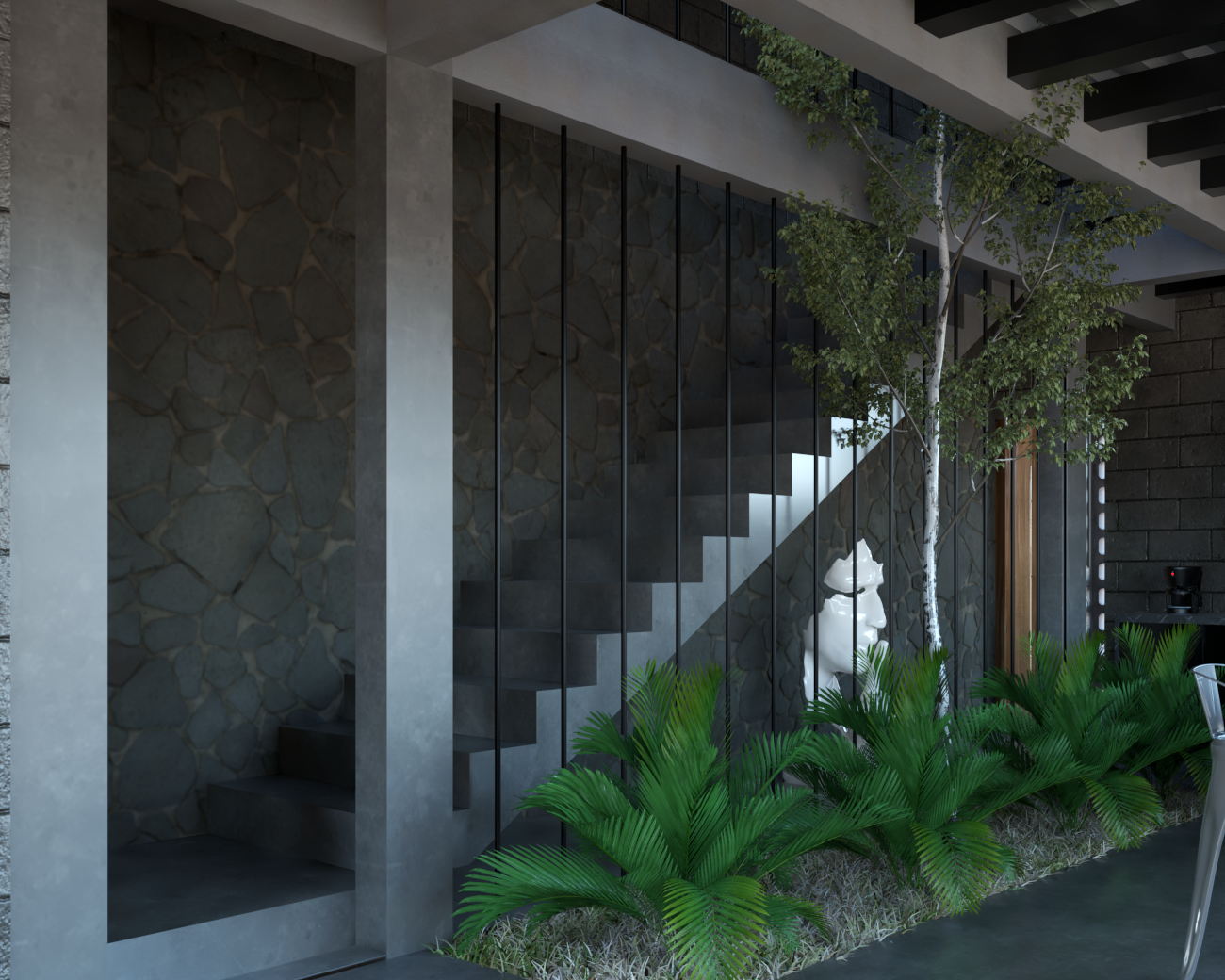 Residencia Castillo-Interior-Santa Lucia, F.M, Honduras-3