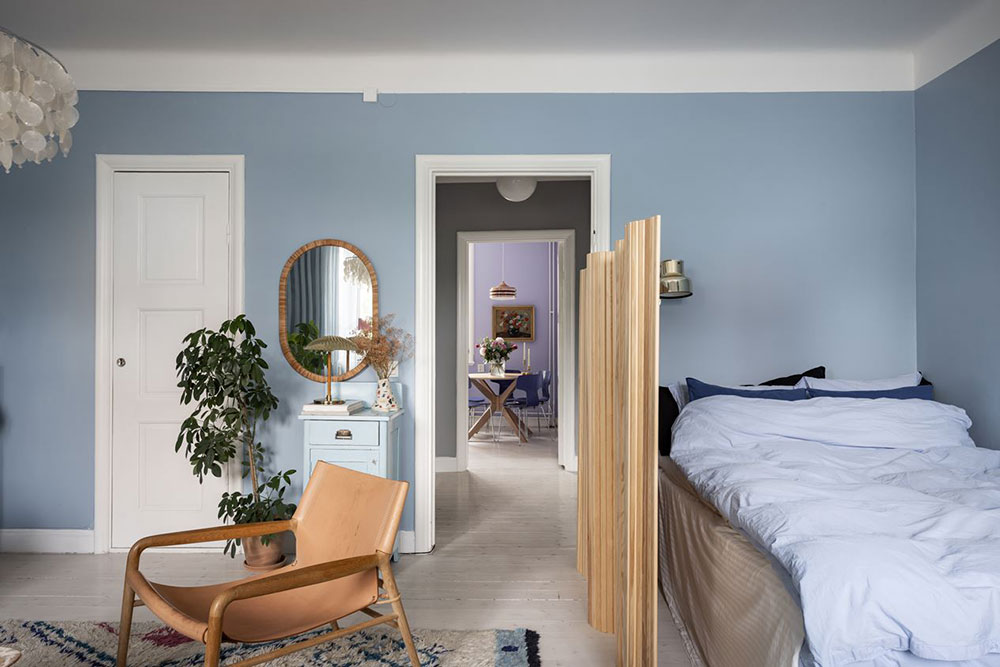 斯德哥尔摩蓝色调一居室公寓设计-11